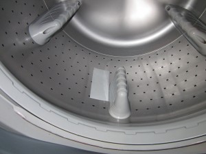 Dizolve strip in washer