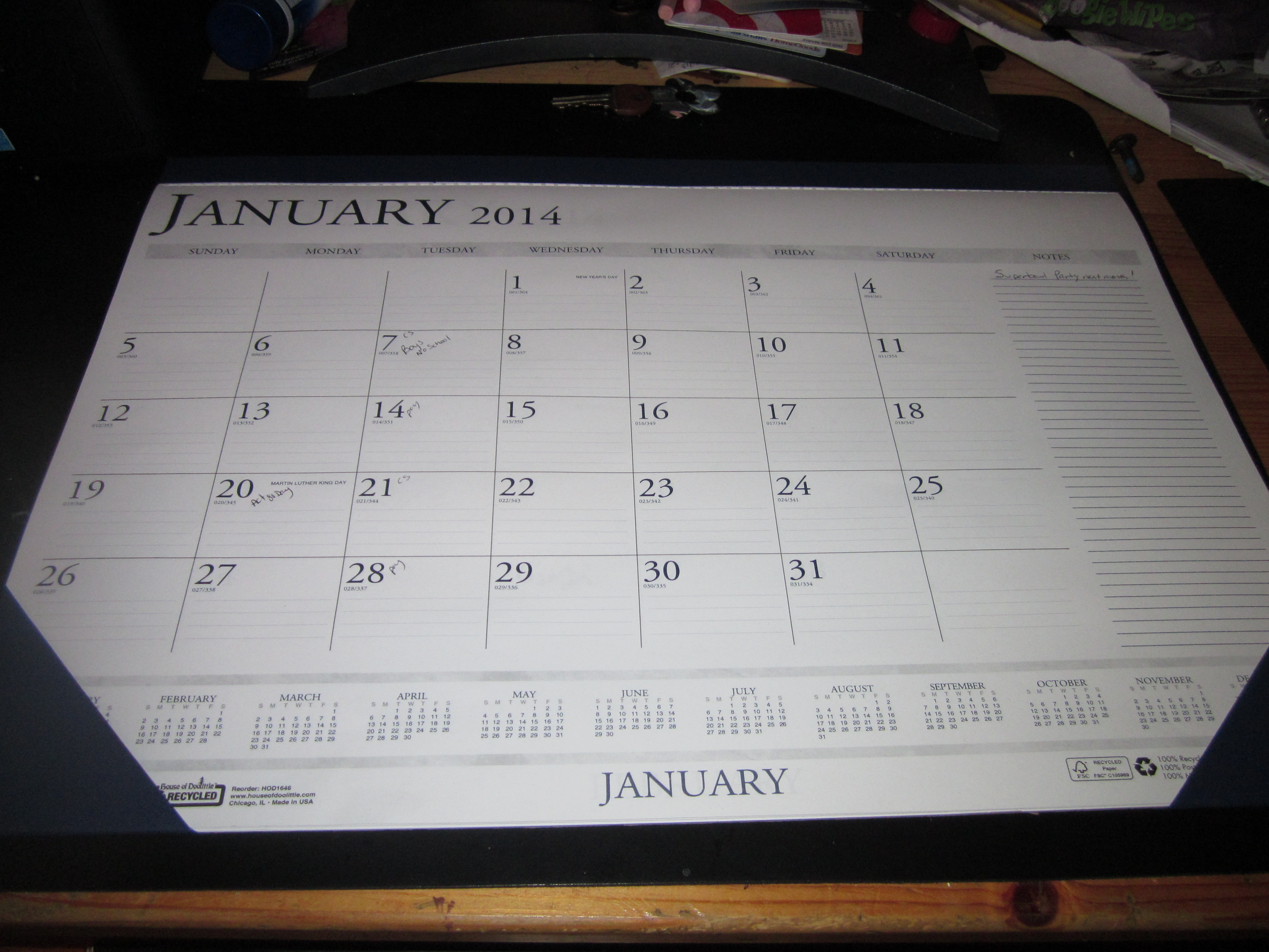 25 Fresh Desk Calendar Free Design