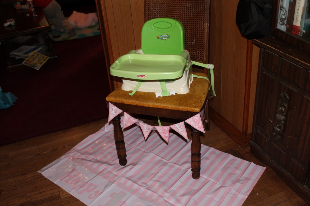 1st birthday high chair accessories from Oriental Trading