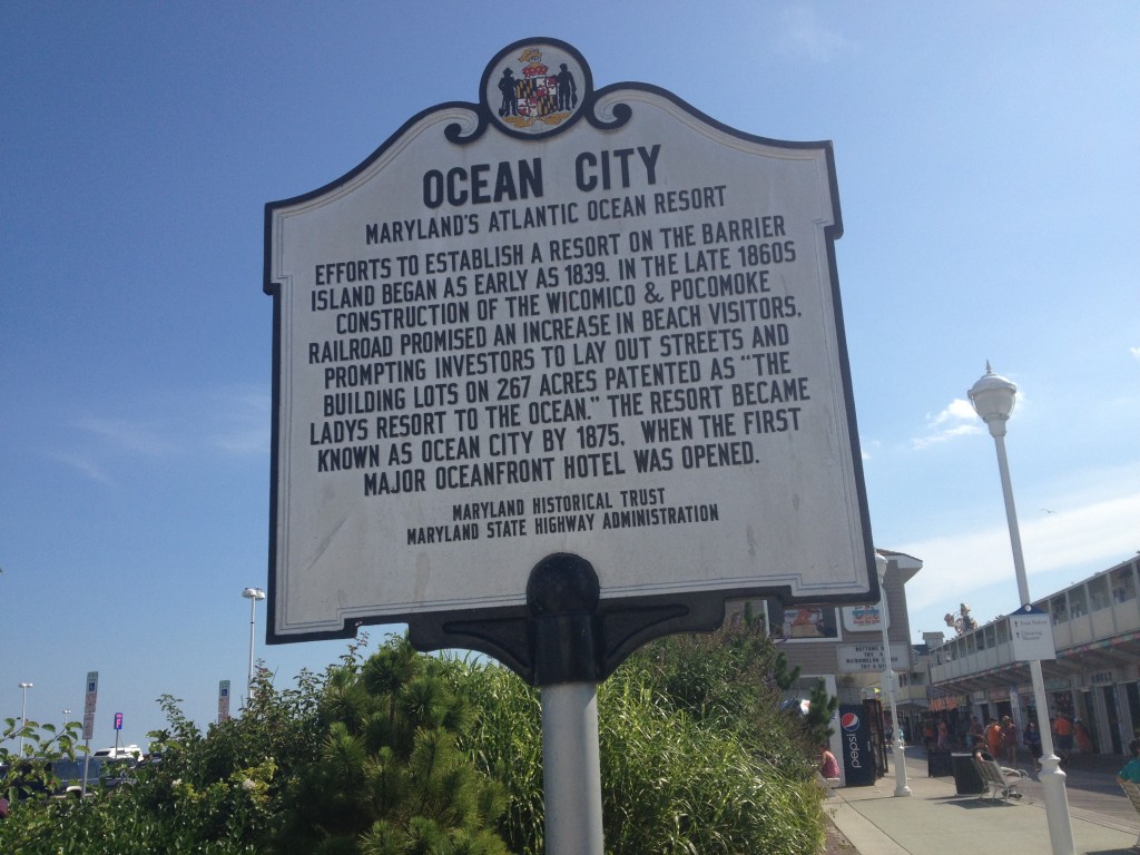 Ocean City Maryland sign