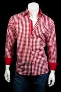 sir mens wear red and white