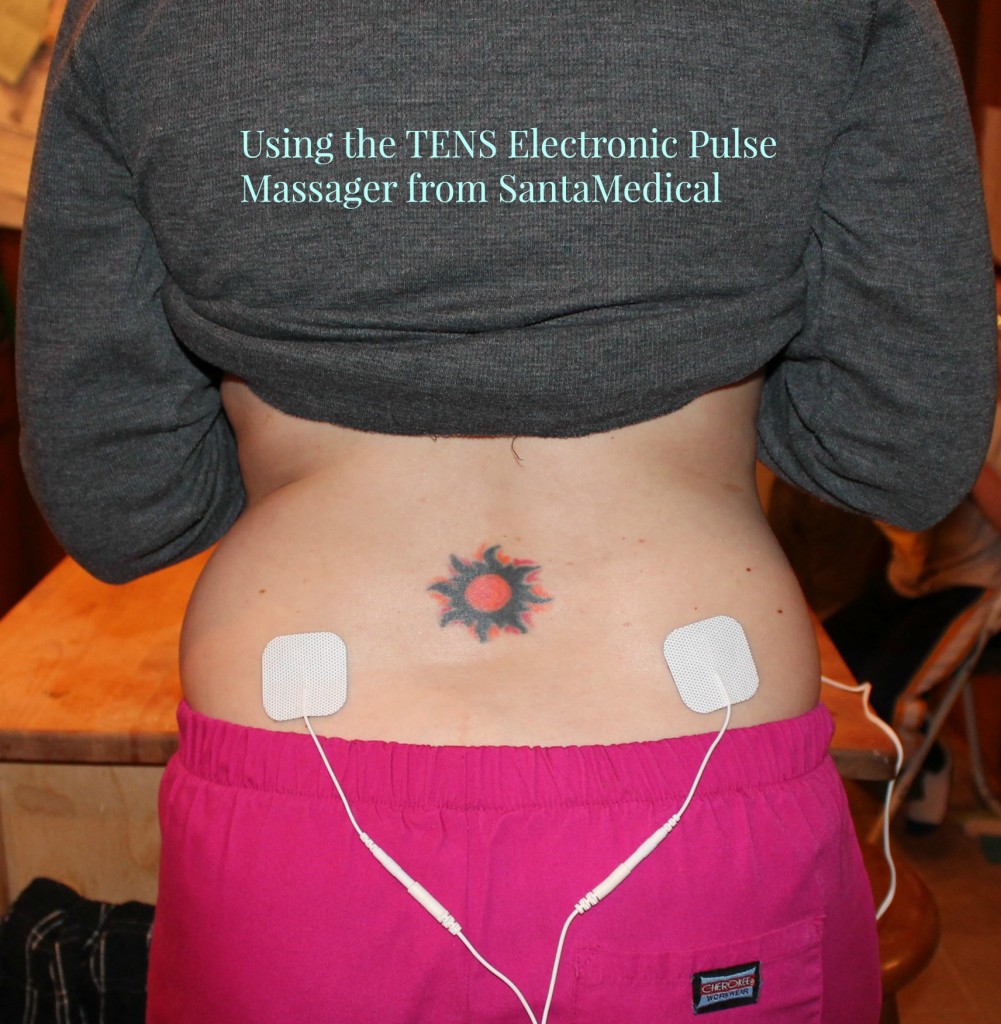 TENS electrodes on