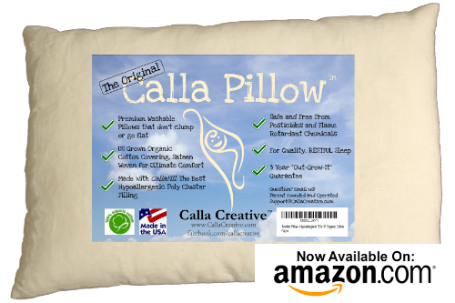 calla pillow stock