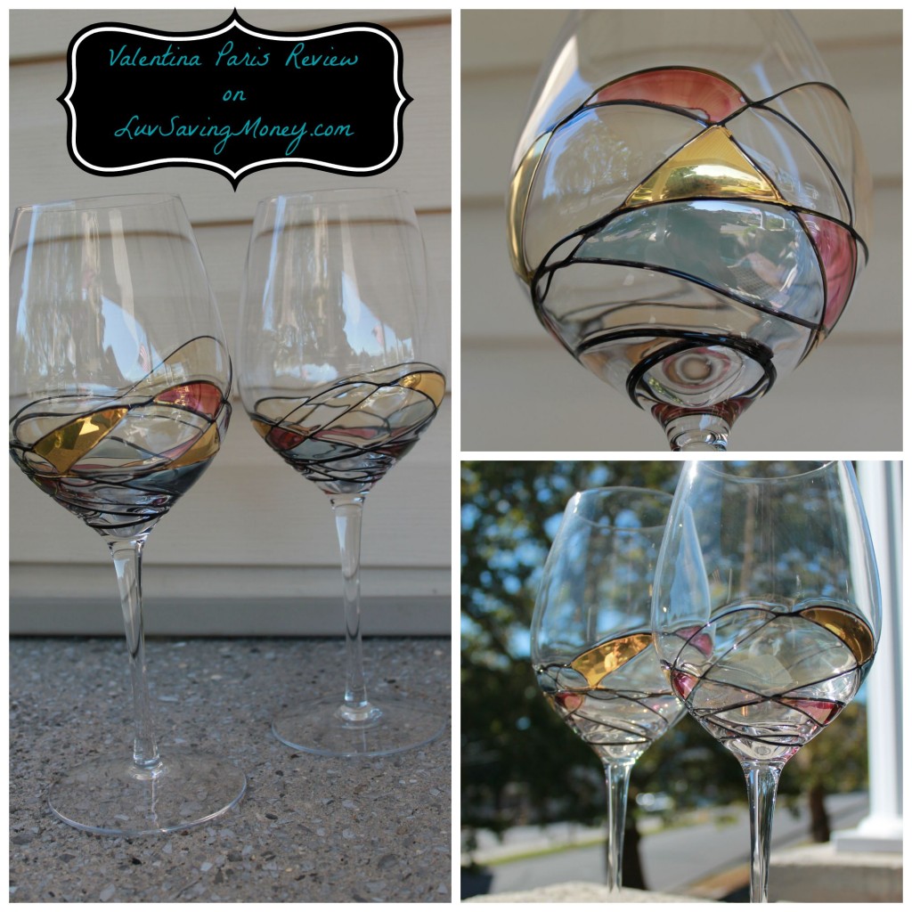 Valentina Paris wine glass collage
