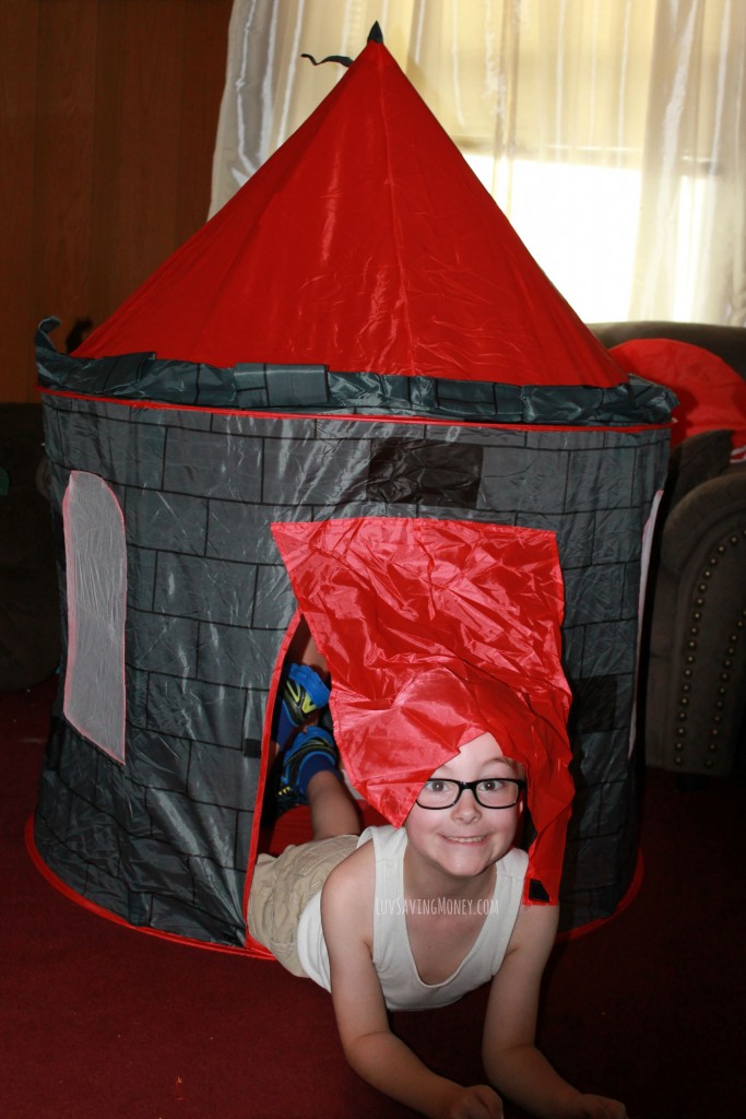 castle tent boy door