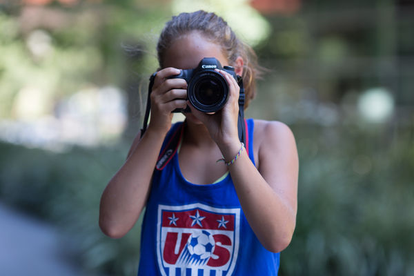 digital media academy girl with camera