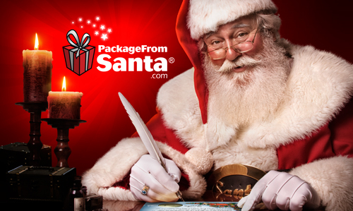 package-from-santa-with-santa