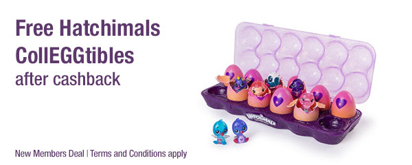 FREE Hatchimals CollEGGtibles after Cash Back!