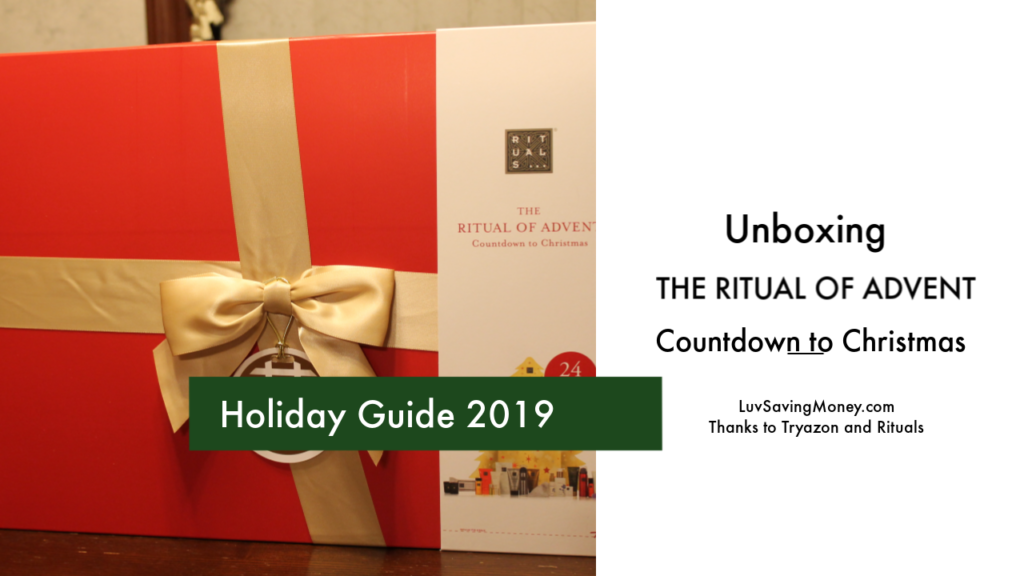 Rituals – The Ritual of Advent Countdown To Christmas Review and Unboxing