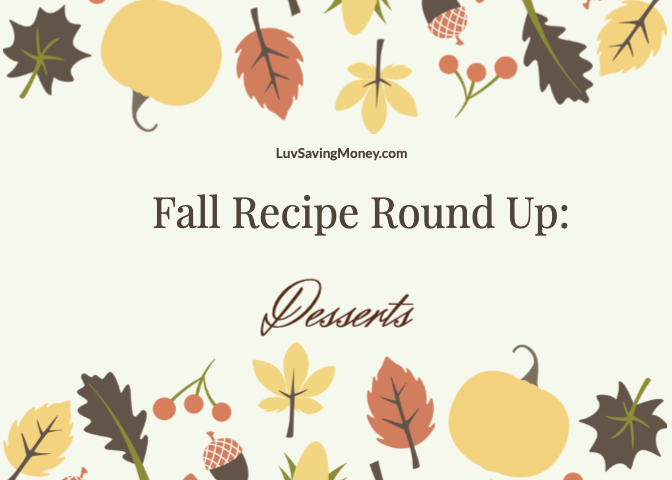 Fall Recipe Round Up: Desserts