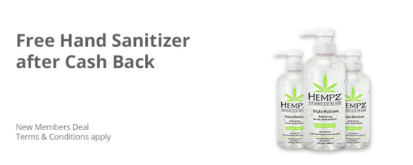 Free Hand Sanitizer After Cash Back