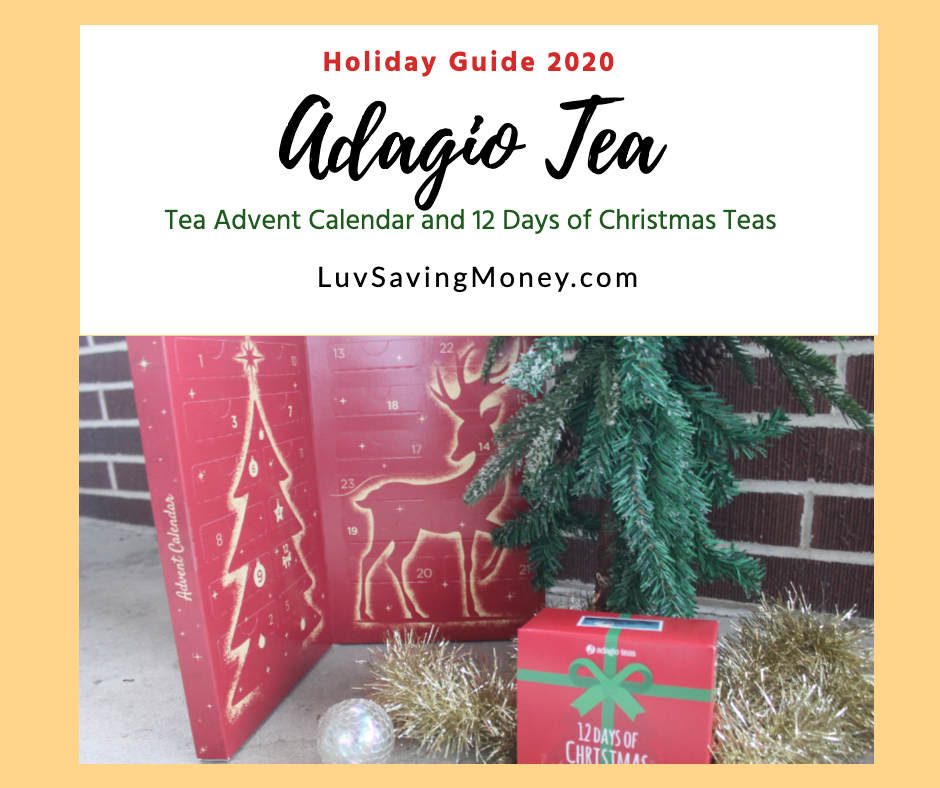 Adagio Tea Advent Calendar and 12 Days of Christmas Teas